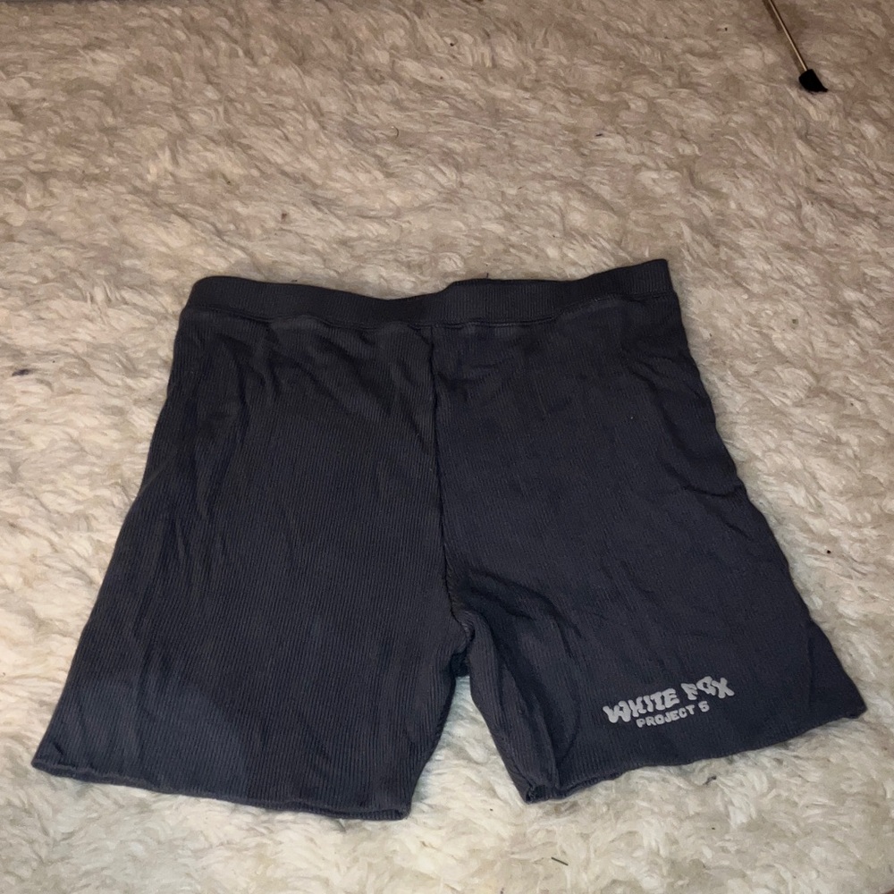 White Fox Boutique Charcoal Bike Shorts